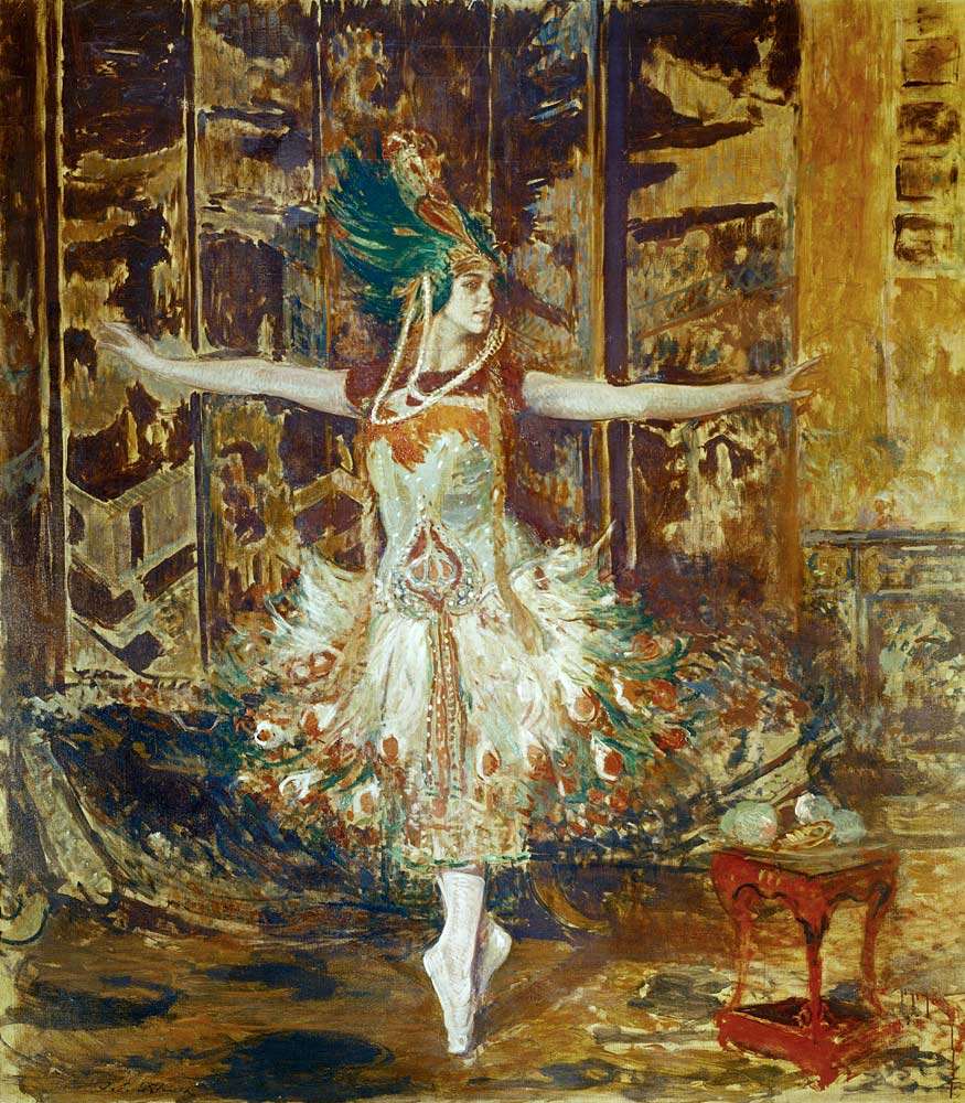 Tamara Karsawina. Titelseite der Zeitschrift Jugend von Jacques-Emile Blanche