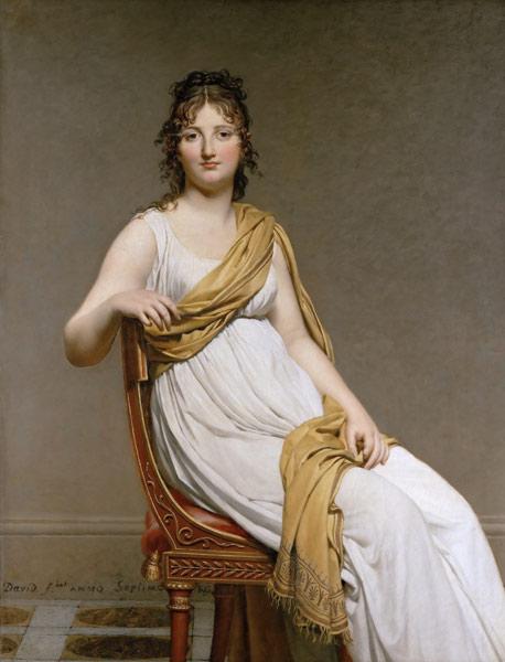 Porträt von Madame Raymond de Verninac, geb. Henriette Delacroix