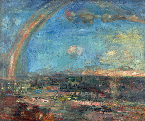 Le Christ marchant sur la mer von James Ensor