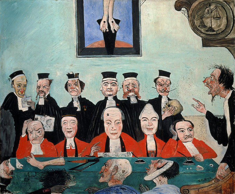 Les bons juges (Die guten Richter) von James Ensor