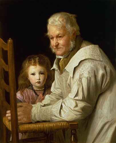 As the twig is bent so is the tree inclined von James Hayllar