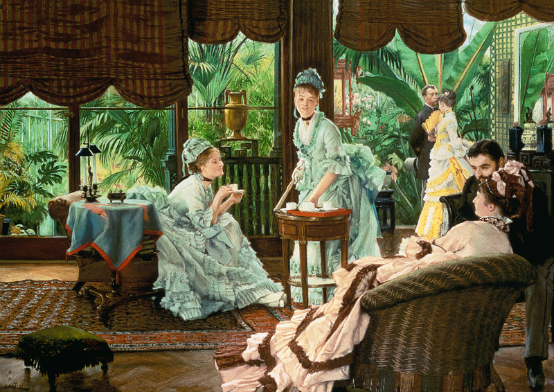 In the Conservatory (The Rivals) von James Jacques Tissot