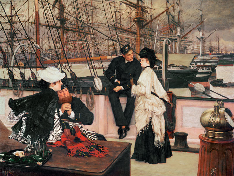 Der Kapitän und der Steuermann von James Jacques Tissot