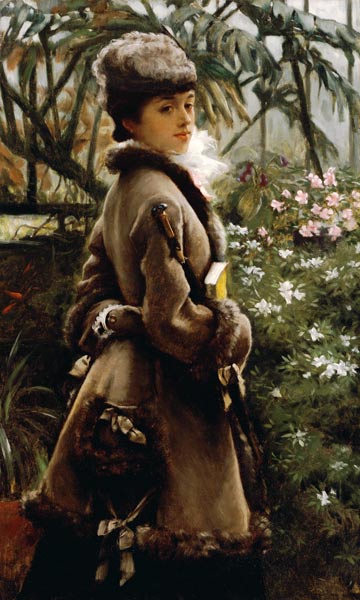 Im Wintergarten von James Jacques Tissot