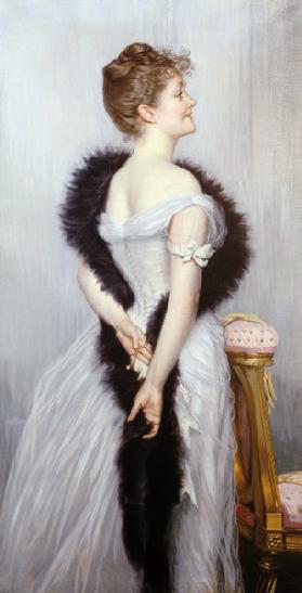 Portrait der Vicomtesse De Montmorand (1863-1924)
