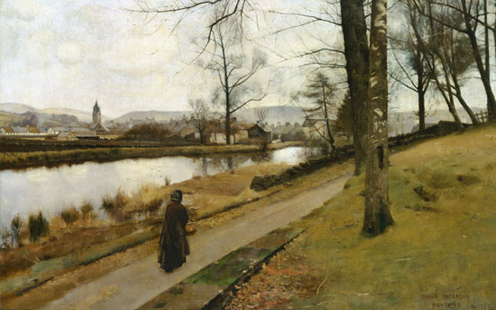 Dorf am Rande des Moores. von James Paterson