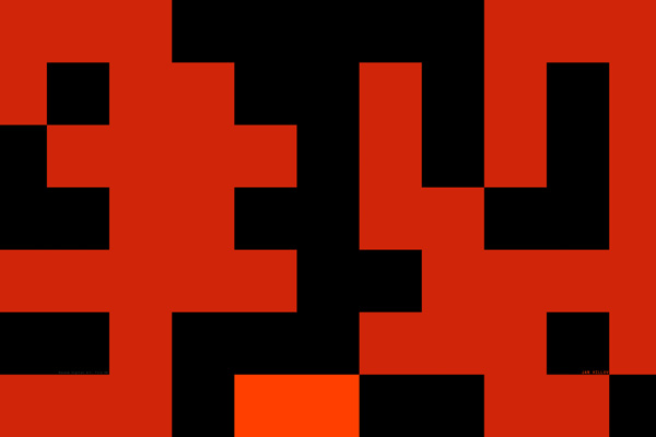 Random Digital Art FIRE 8 von Jan Hillov