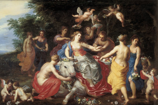 Europa and the Bull von Jan Brueghel d. Ä.