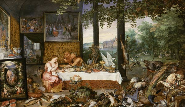 Der Geschmackssinn von Jan Brueghel d. Ä.