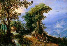 J.Brueghel t.E. / Return from the Hunt