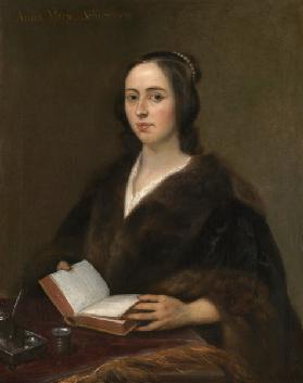 Porträt von Anna Maria van Schurman (1607-1678)