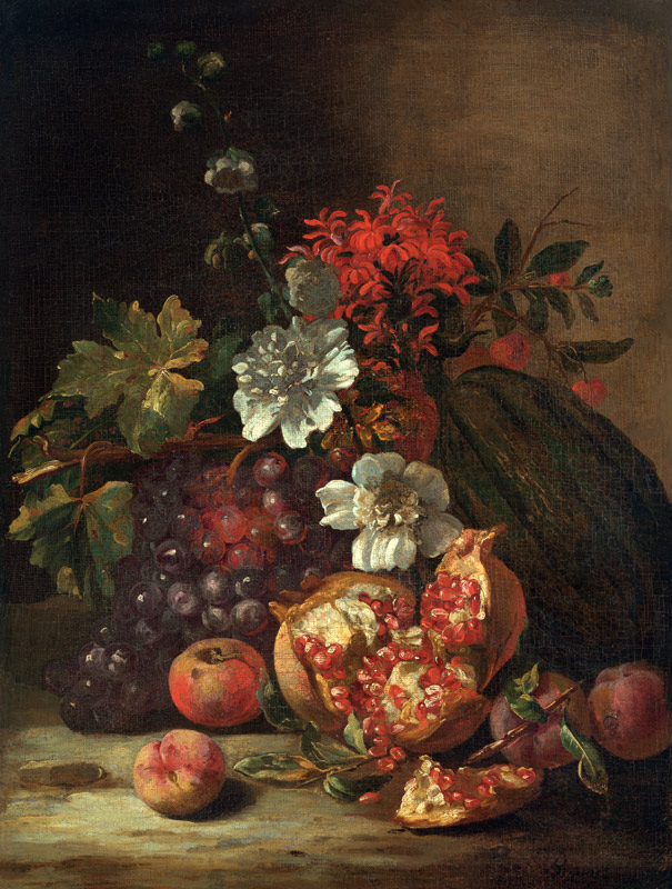 Fruit and Flowers von Jan Peter van the Younger Bredael