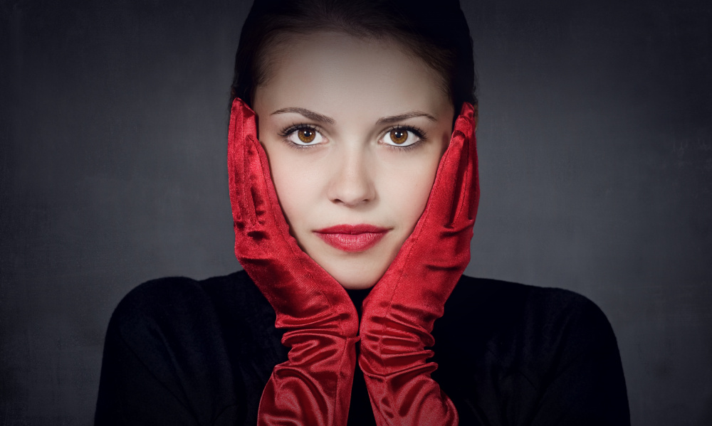 red gloves. von Jan Scheunders