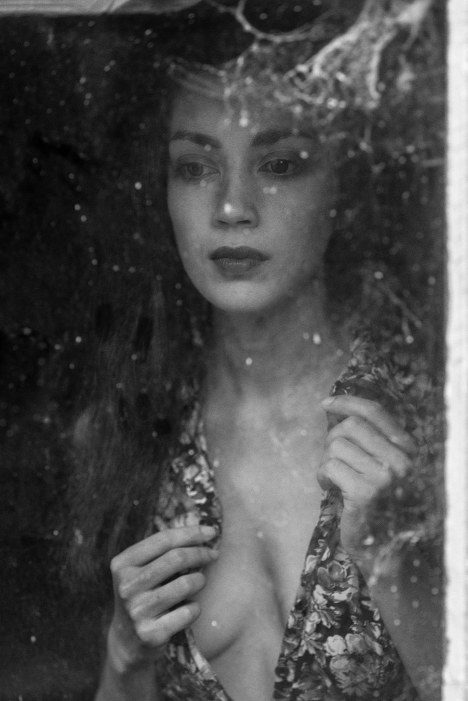 Behind The Window Of An Old Shed von Jan Slotboom