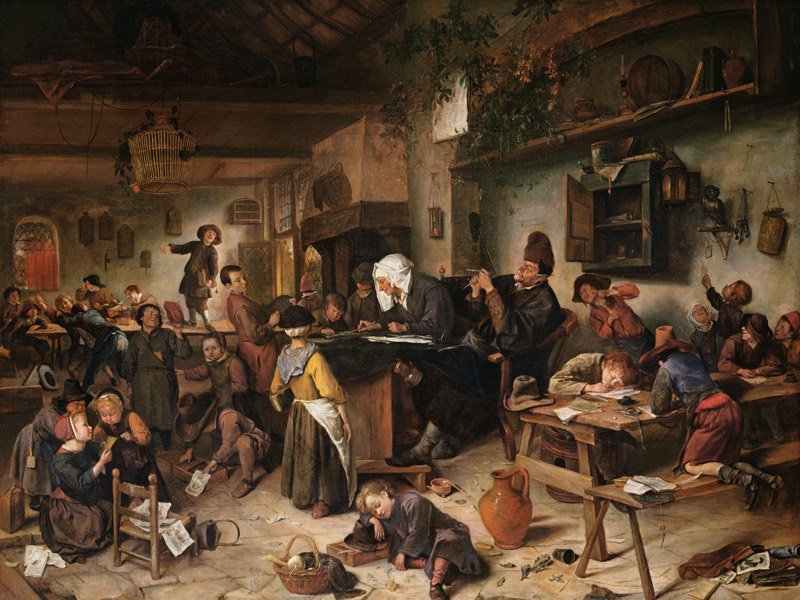 Die Dorfschule von Jan Steen