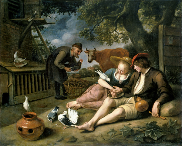 Allegory of Love. von Jan Steen