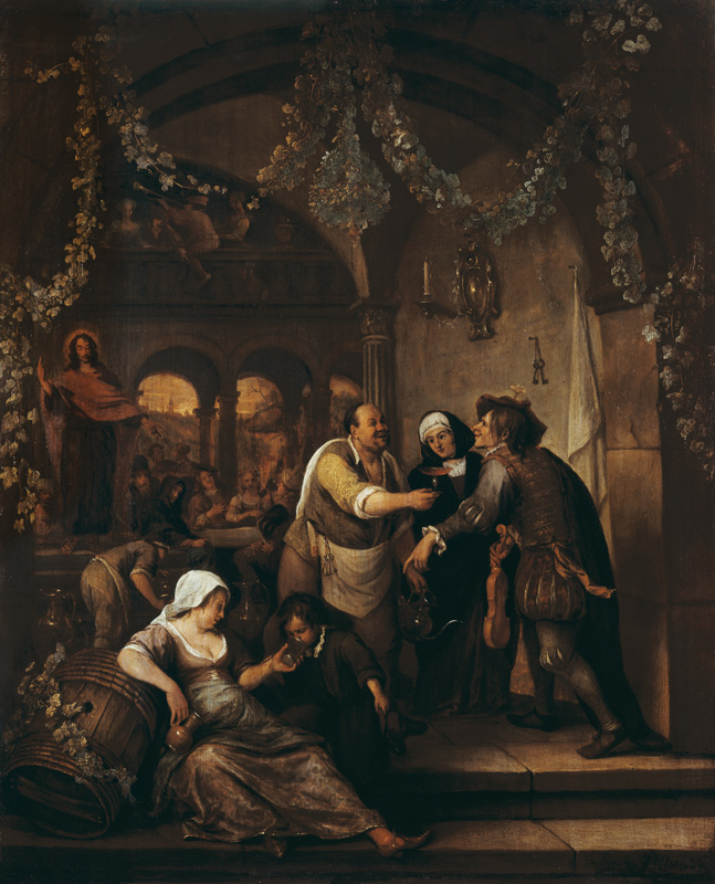 Jan Steen, The Wedding at Cana von Jan Steen