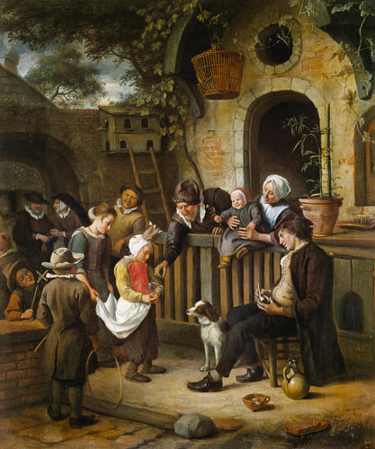 The Little Idiot von Jan Steen
