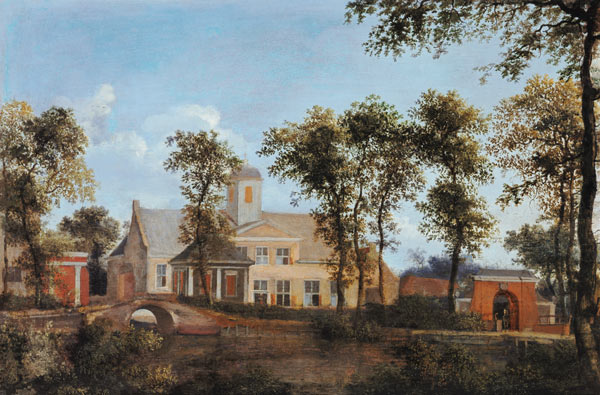 Goudesteyn Castle on the Vecht von Jan van der Heyden