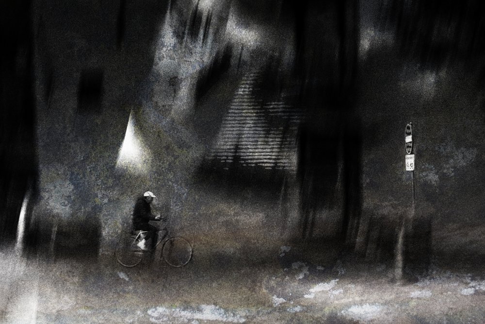 The cyclist von Jan van der Linden