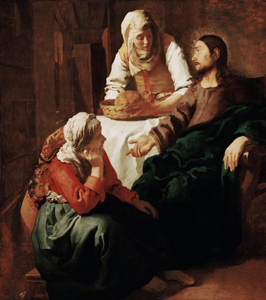 Christus im Hause von Martha und Maria.