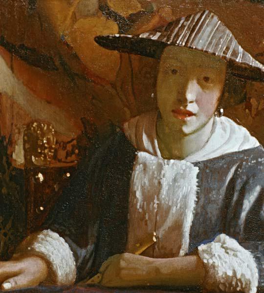 Vermeer / Girl with flute / c.1665/70
