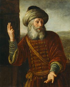 Portrait of an Old Man in an Extravagant Costume