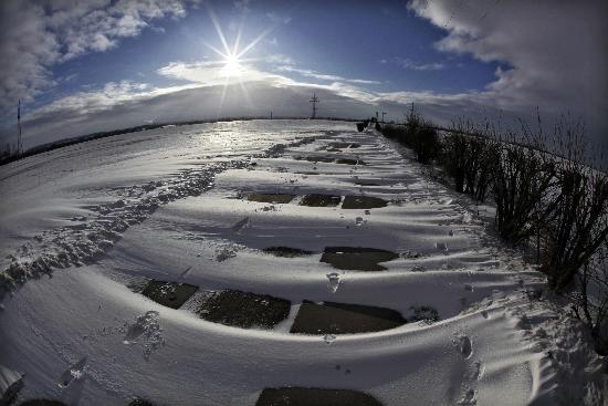Winter in Germany - Snow obstructs traffic von Jan Woitas