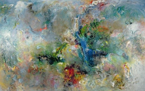 Valley of the Waterfalls, 1994 (oil on canvas) 