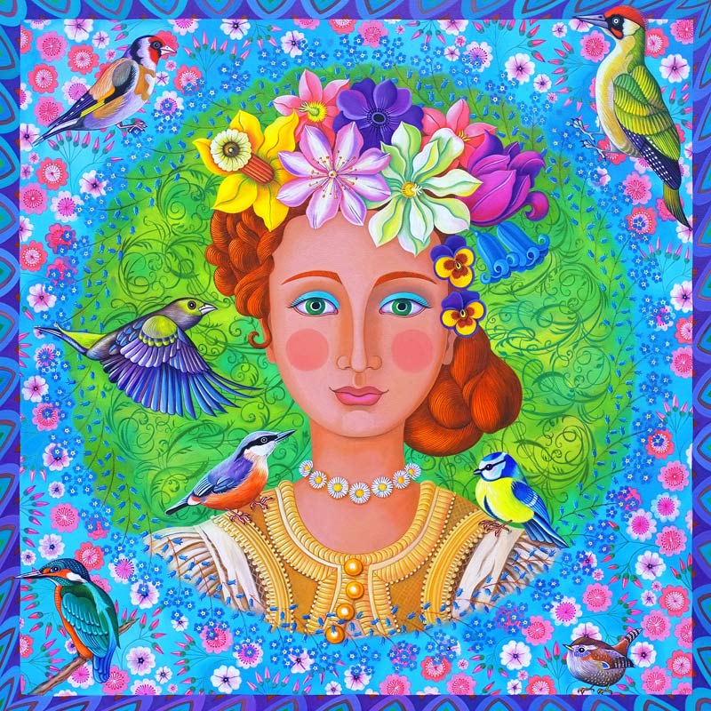 Spring girl von Jane Tattersfield