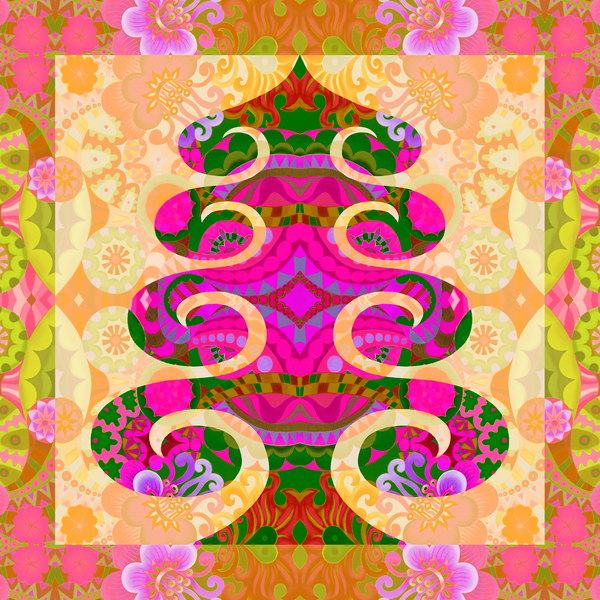 Tree in pink von Jane Tattersfield