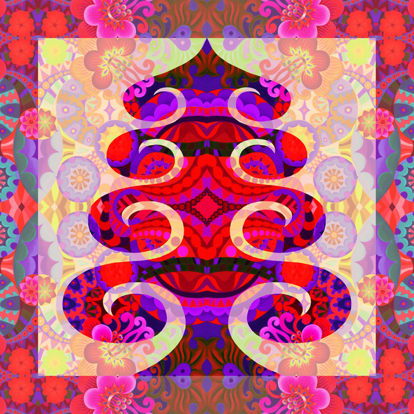 Tree in red von Jane Tattersfield