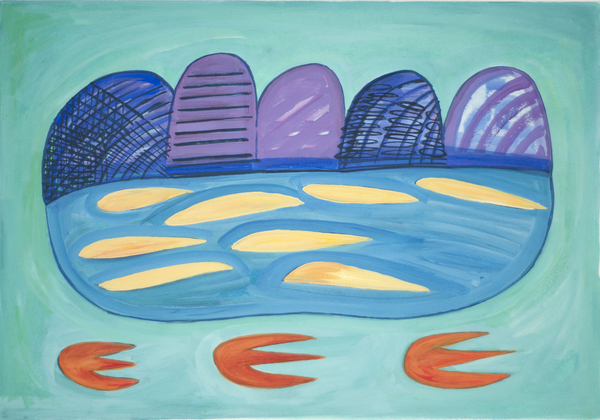 Mountains and Loch von Janet McKenzie