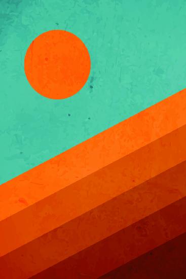 Abstract Mountain Sunrise I