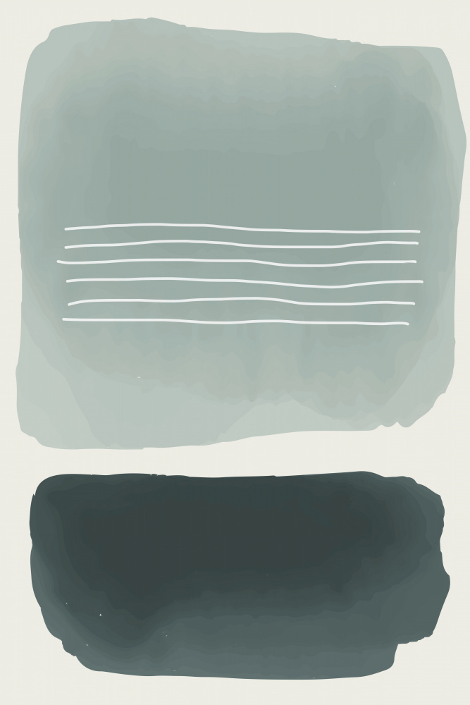 Watercolor Shapes Series #1 von jay stanley