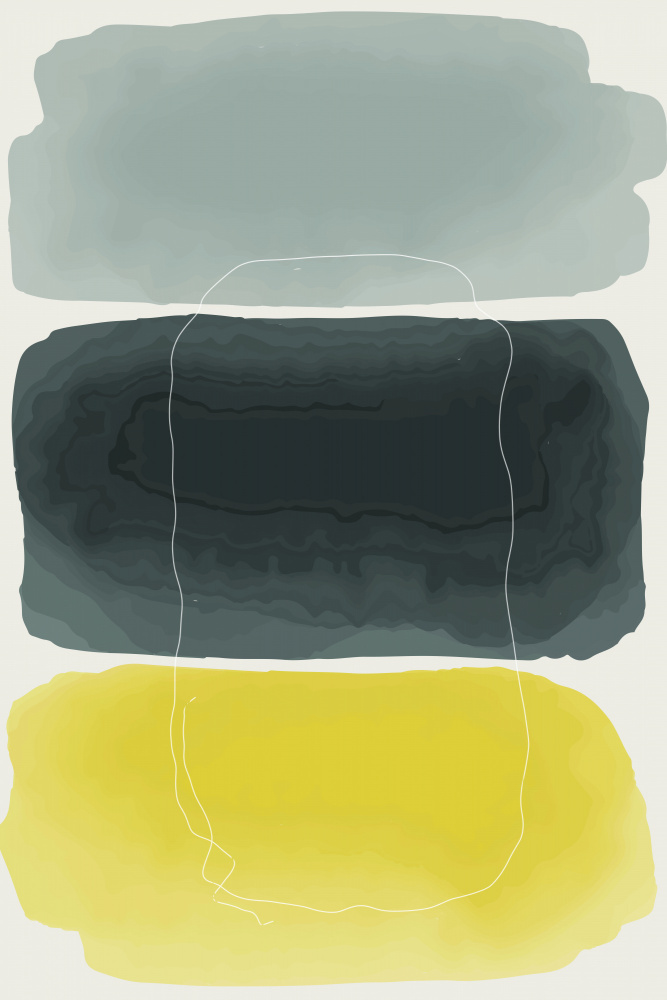 Watercolor Shapes Series #3 von jay stanley