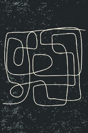 Black and White One Line #2