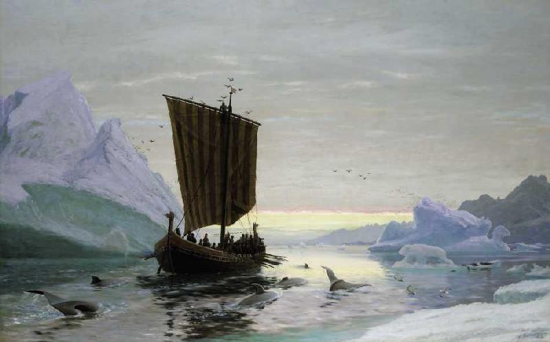 Erik der Rote entdeckt Grönland von J.E. Carl Rasmussen