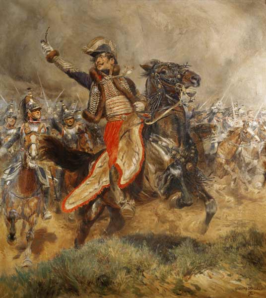 General Antoine-Charles-Louis Lasalle (1775-1809) 1912 von Jean-Baptiste Edouard Detaille