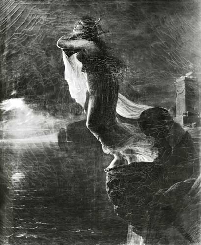 Sappho and Leucade, also known as The Death of Sappho von Jean-Antoine Gros