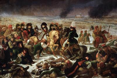 Napoleon auf dem Schlachtfeld von Preußisch-Eylau