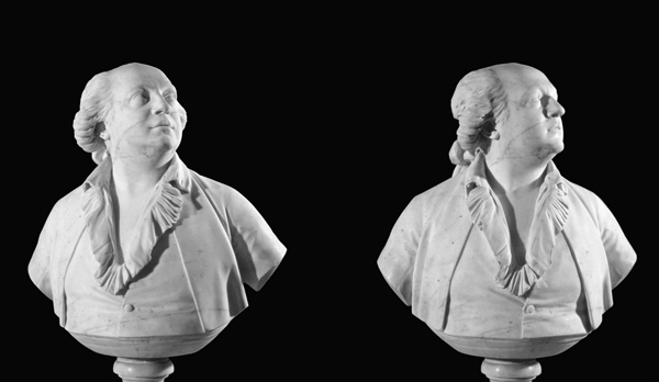 Portrait bust of Giuseppe Balsamo (1743-95), called the count of Cagliostro von Jean-Antoine Houdon