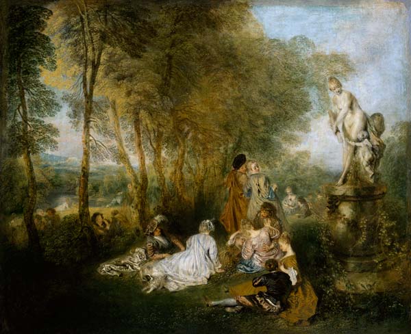 Das Liebesfest von Jean-Antoine Watteau