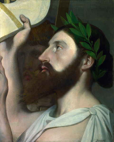 Pindar und Iktinos von Jean Auguste Dominique Ingres