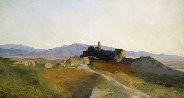 View of Olevano von Jean-Baptiste Camille Corot