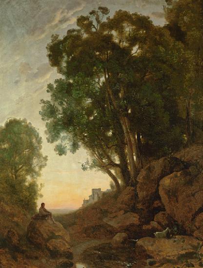 The Italian Goatherd, or The Effect of the Setting Sun, c.1847
