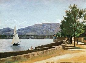 Der Pâquis Kai in Genf