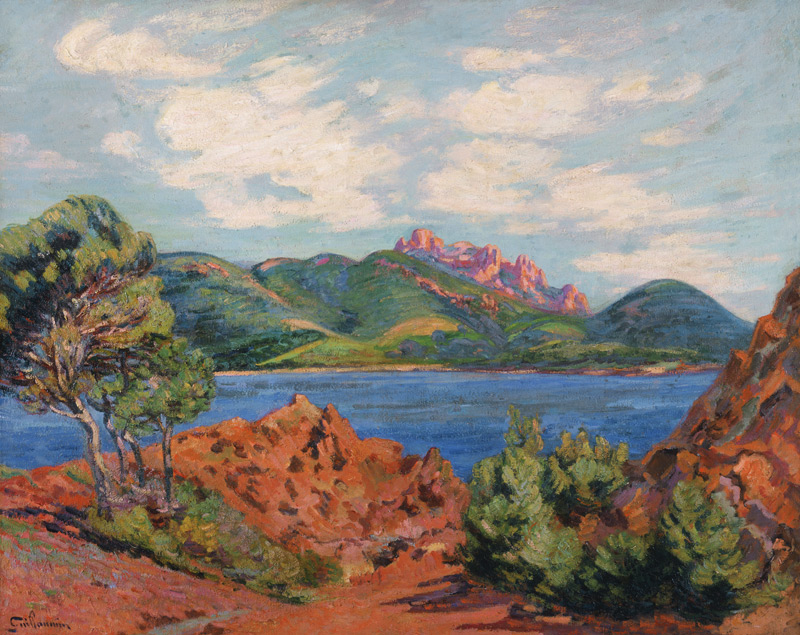 The Bay of Agay, c.1905 (oil on canvas) von Jean-Baptiste Armand Guillaumin