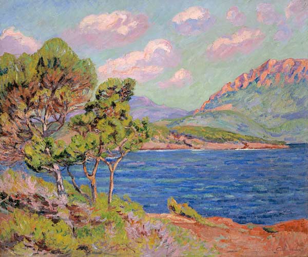 La baie d'Agay, Cote d'Azur von Jean-Baptiste Armand Guillaumin