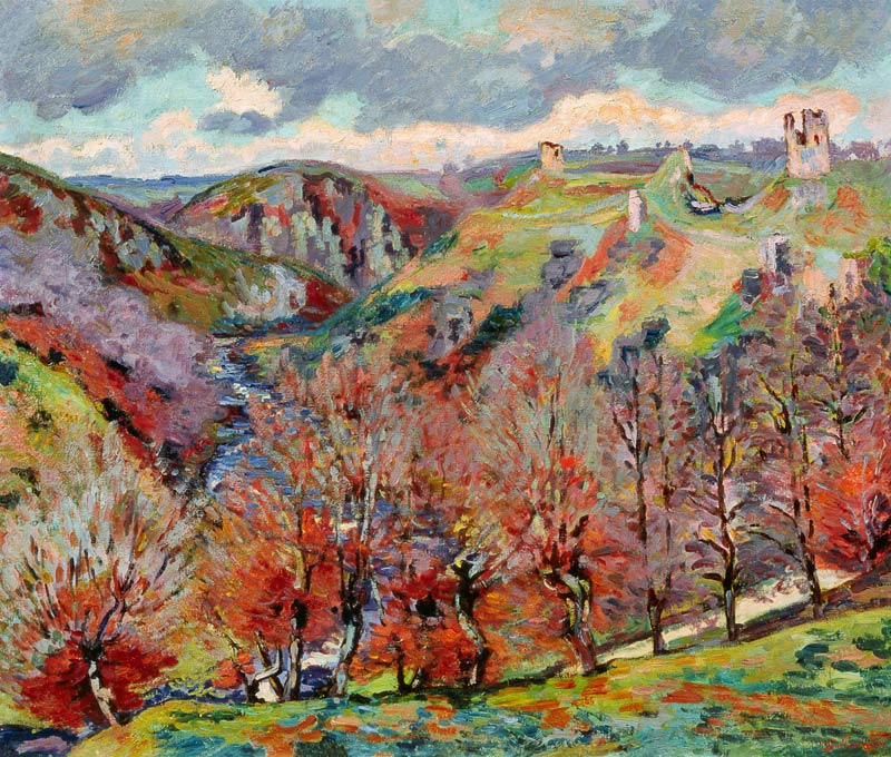 Landschaft mit Ruinen von Jean-Baptiste Armand Guillaumin